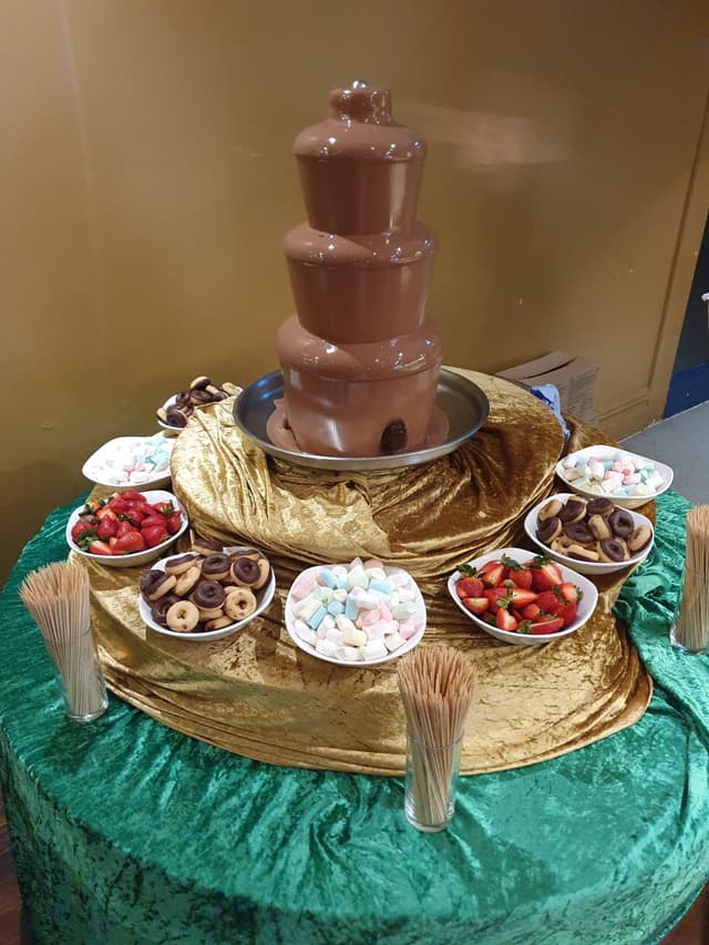 Chocolate Fountain on Day menu.