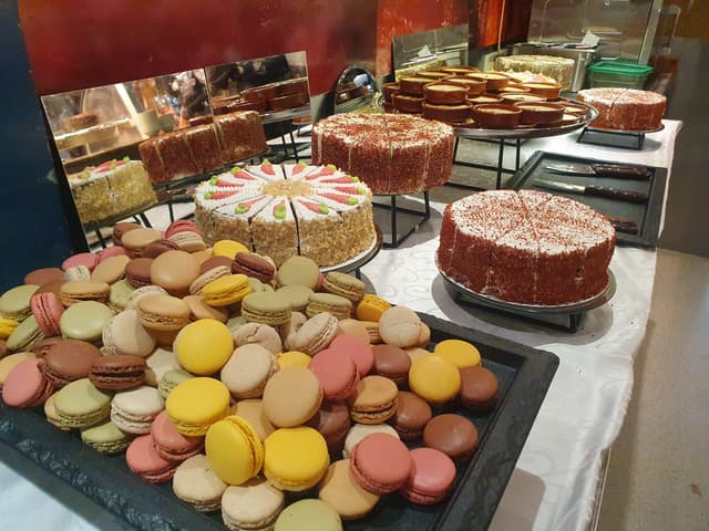 Extended desserts selection for EID day.