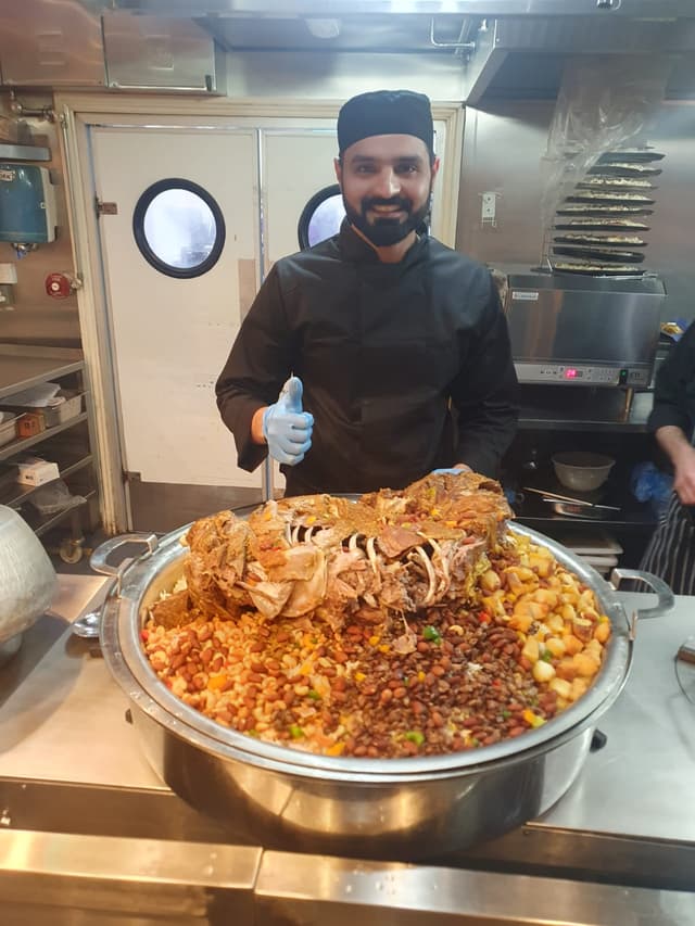 Lamb on the Rice, EID Day menu.