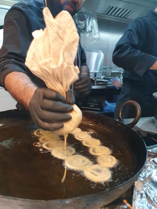 Live Jalebi on Eid Day.